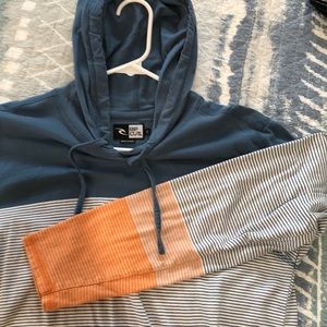 Rip Curl light weight hoodie 100% cotton men’s small S